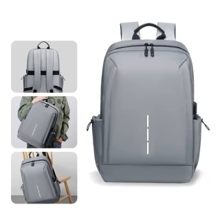 17 Inch Gray - Elite 2316 Waterproof Leisure Backpack for Men