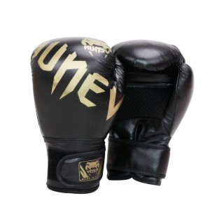 10 Oz Black - ST001 Venum Breathable Adult Boxing Gloves