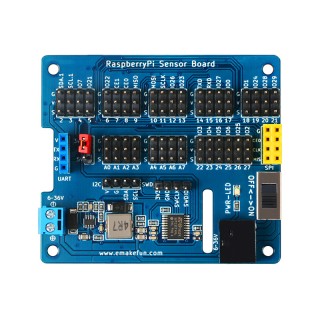 Blue - I/O Expansion Shield for ESP32-P4 and Raspberry Pi 5B/4B/3B