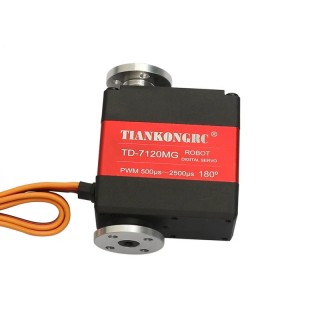 180 Degrees - TD-7120MG Dual Axis Full Metal Tiankongrc Servo Motor