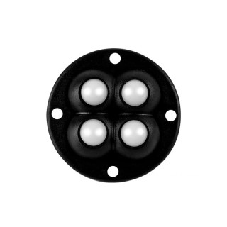Black Rubber - Single Bead Self-Adhesive Universal Wheel Base