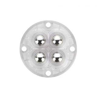 Transparent Metal - Four Beads Self-Adhesive Universal Wheel Base