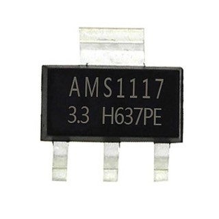 3.3V 1A - AMS1117 SOT-223 LDO Voltage Regulator Chip