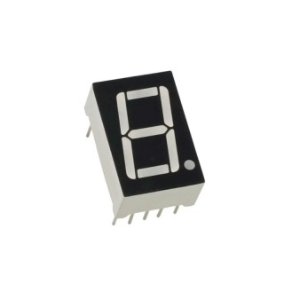 0.56" Blue - 5161AB 1-Digit 7-Segment CC LED Display of 2 Pieces