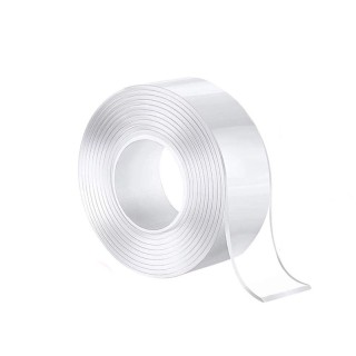 1mm Transparent - Acrylic Double-Sided Self-Adhesive Nano Mesh Tape