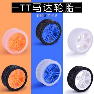 65mm Orange - Sports WTOF TPE Plastic Wheel Set of 2 Pieces