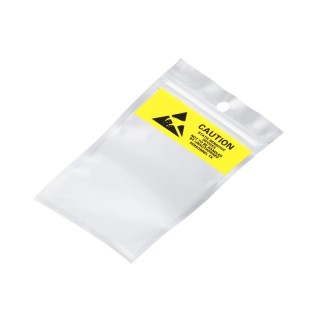 6x10cm Silver - Anti-Static Aluminum Foil Self Sealing Bag of 10 Pieces