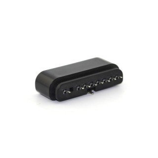 90&deg; Black - 9-Pin Female Socket for PS2 Controller Dongle